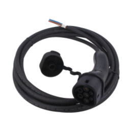 Cablu: eMobility; 1x0,5mm2,3x6mm2; 250V; 3,6kW; IP54; 5m; 20A