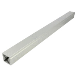 Radiator: extrudat; L: 600mm; W: 40mm; H: 40mm; aluminiu