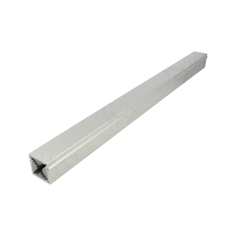 Radiator: extrudat; L: 600mm; W: 40mm; H: 40mm; aluminiu
