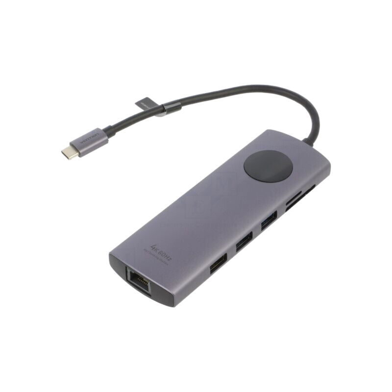 Hub USB; USB 2.0,USB 3.0; gri; Număr porturi: 10; 0,15m