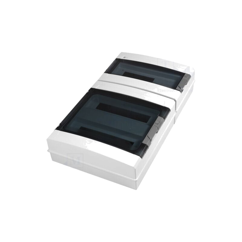 Carcasă: pentru aparatură modulară; IP65; gri deschis; Nr.mod: 54