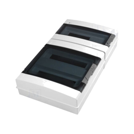 Carcasă: pentru aparatură modulară; IP65; gri deschis; Nr.mod: 54