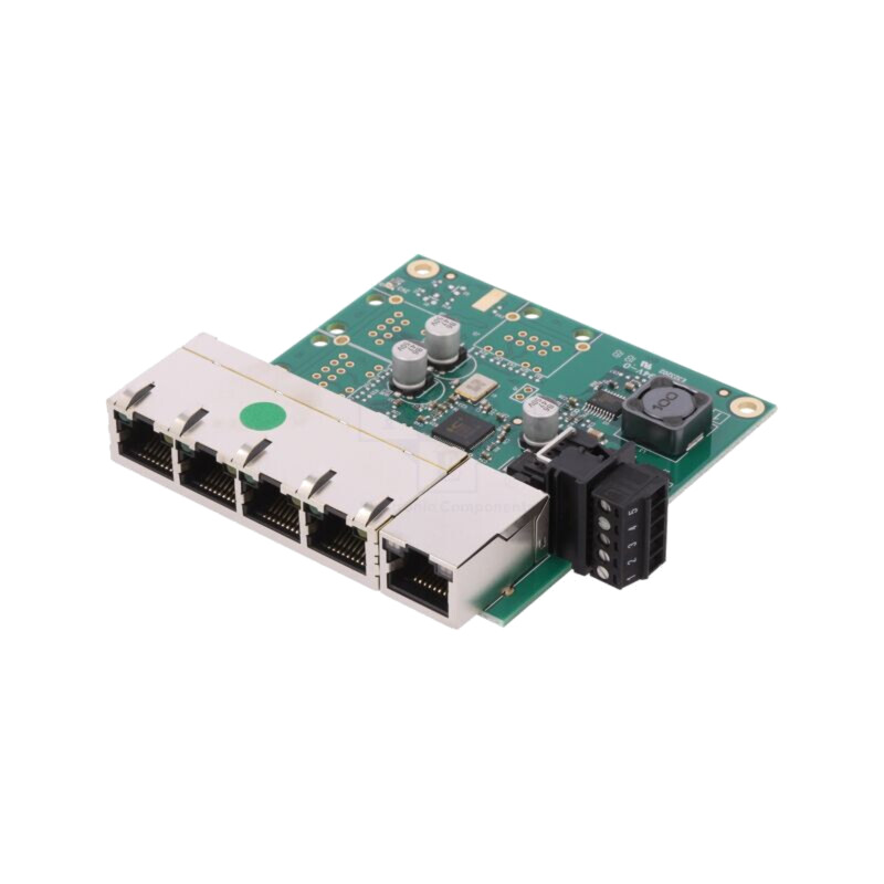 Switch Ethernet; neadministrabil; Număr porturi: 5; 5÷30VDC; RJ45