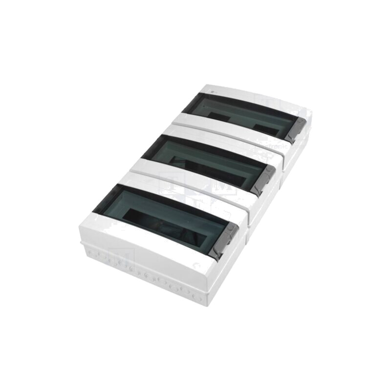 Carcasă: pentru aparatură modulară; IP65; gri deschis; Nr.mod: 54 Carcasă: pentru aparatură modulară; IP65; gri deschis; Nr.mod: 54