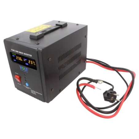 Convertor: DC/AC; 300W; Uieş: 230VAC; Ieşire: socluri AC 230V; 12V