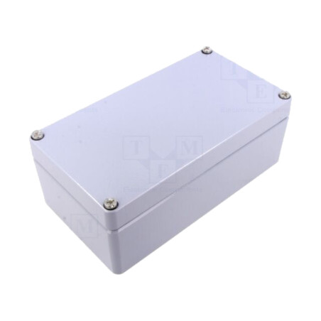 Carcasă: universală; X: 120mm; Y: 220mm; Z: 81mm; AL; aluminiu; gri