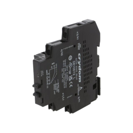 Releu: semiconductor; Ucom: 4÷32VDC; 12A; 1÷100VDC; -30÷80°C; IP00