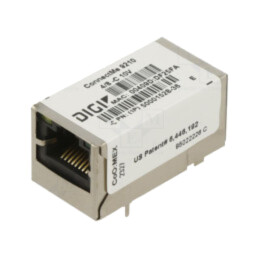 Modul: Ethernet; uC: NS9210; 36,7x19,05x18,67mm; IEEE 802.3; RJ45