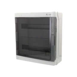 Carcasă: pentru aparatură modulară; IP65; gri deschis; Nr.mod: 36
