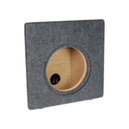 Carcasă difuzor; MDF; melanj gri; ţesătură; 250mm; Frezare: 272mm