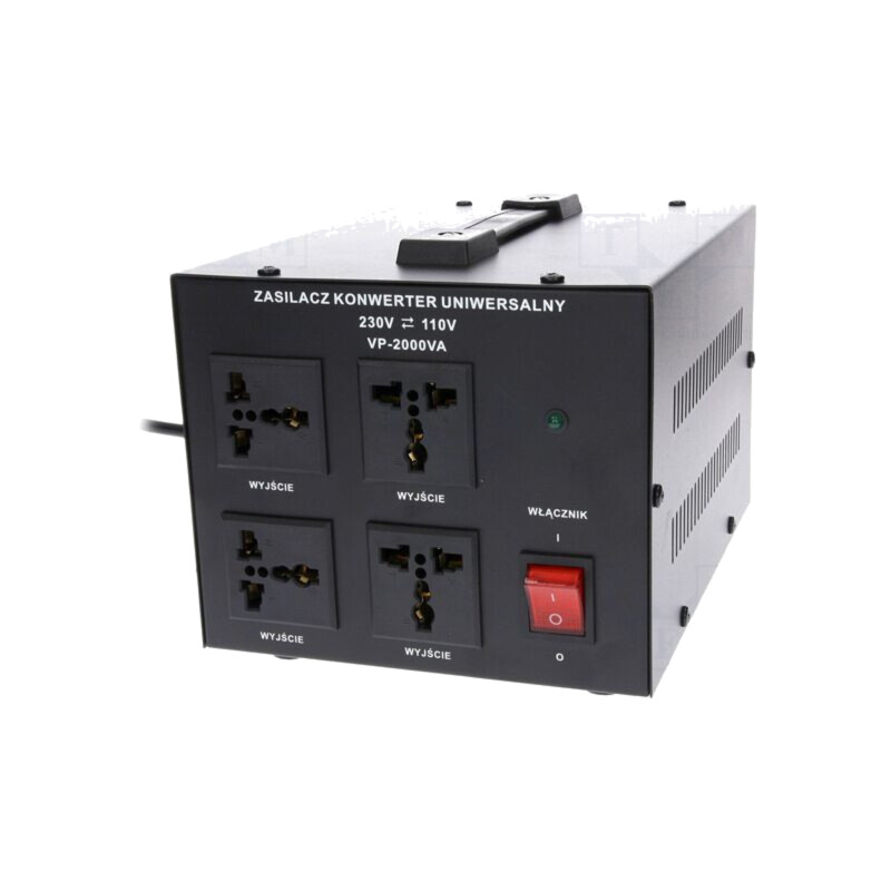 Autotransformator; 110VAC,230VAC; Putere: 2000VA; Usec.1: 110V