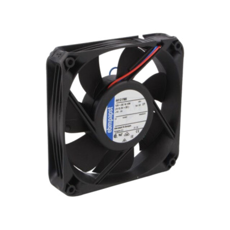Ventilator: DC; axial; 12VDC; 119x119x25mm; 222,6m3/h; 55dBA; bilă