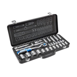 Set chei; 6-puncte,tubulară; Fixare: 1/2"; 29buc.