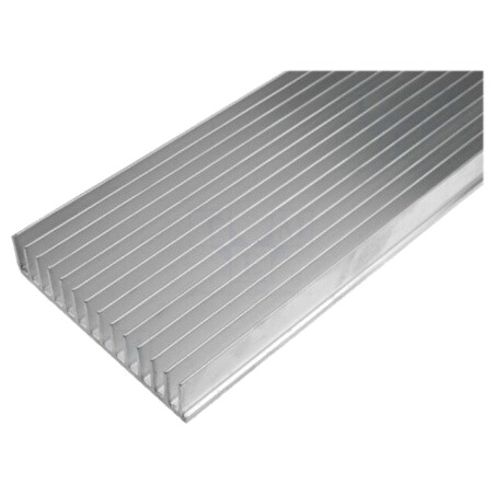 Radiator: extrudat; cu aripioare; L: 1000mm; W: 165mm; H: 35mm; brut
