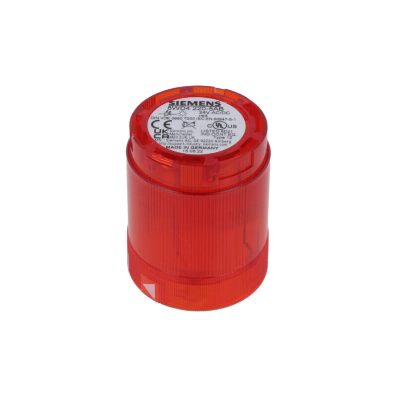 Semnalizator: luminos; LED; roşie; 24VDC; 24VAC; IP54; 8WD42