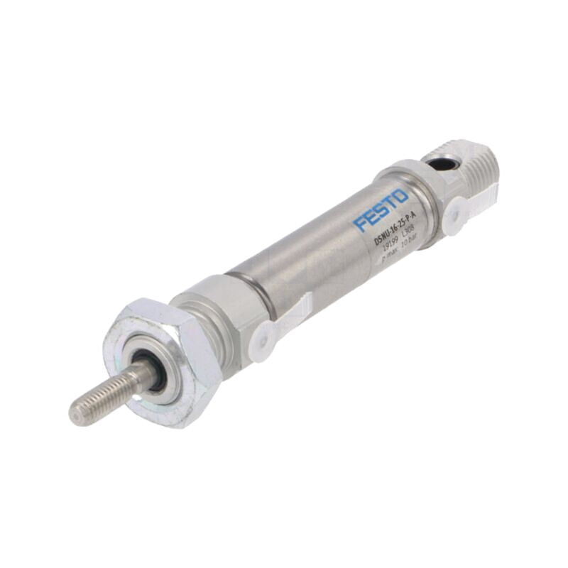 Cilindru pneumatic rotund; Diam.piston: 16mm; Pas piston: 25mm