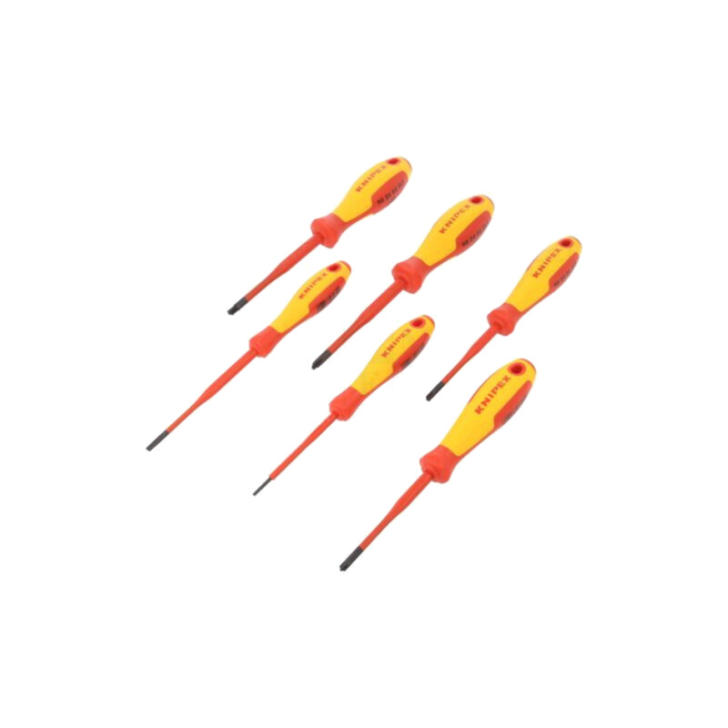 Kit: şurubelniţe; izolată; 1kVAC; 6buc. Kit: şurubelniţe; izolată; 1kVAC; 6buc.