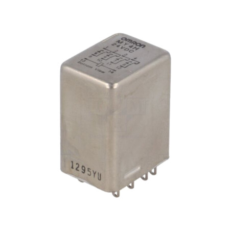 Releu: electromagnetic; 4PDT; Ubobină: 24VDC; Icontacte max: 3A