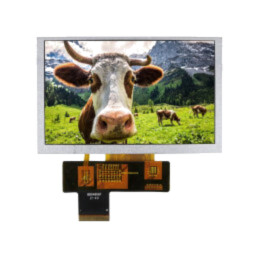 Afişaj: TFT; 5"; 800x480; Ilum: LED; Dim: 120,7x75,8x2,8mm; RGB