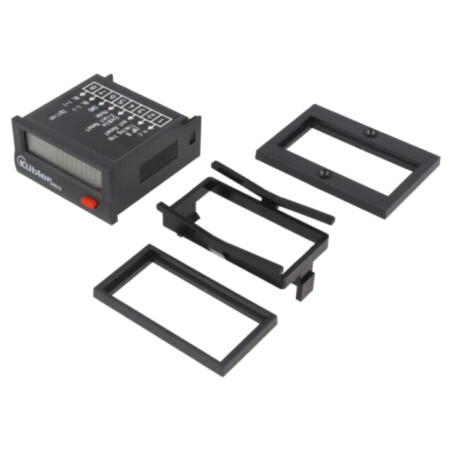 Contor: electronic; timp consumat; LCD; Dim.carcasă: 48x24x48mm