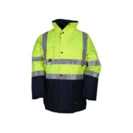Jachetă de lucru; Dimensiune: XL; galben-bleumarin