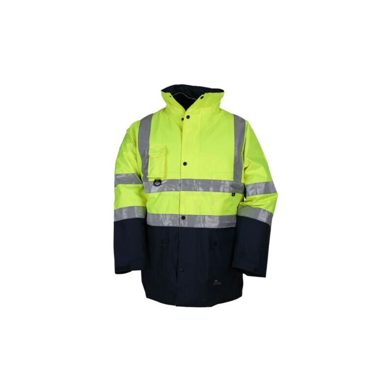Jachetă de lucru; Dimensiune: XL; galben-bleumarin