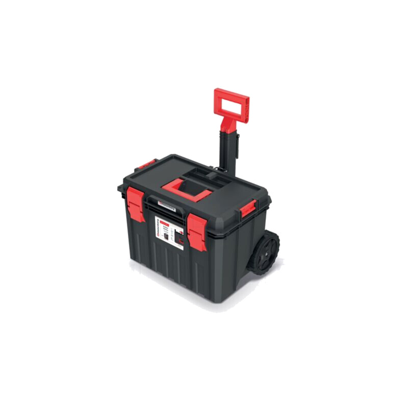 Ladă; pt.unelte; cu roţi; neagră; polimer; MODULAR SOLUTION; 50kg