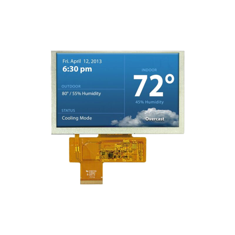 Afişaj: TFT; 5"; 800x400; Ilum: LED; Dim: 120,7x75,8x3,1mm; RGB