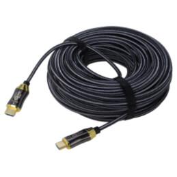Cablu; HDMI 2.1; HDMI mufă,din ambele părţi; PA; 30m; negru