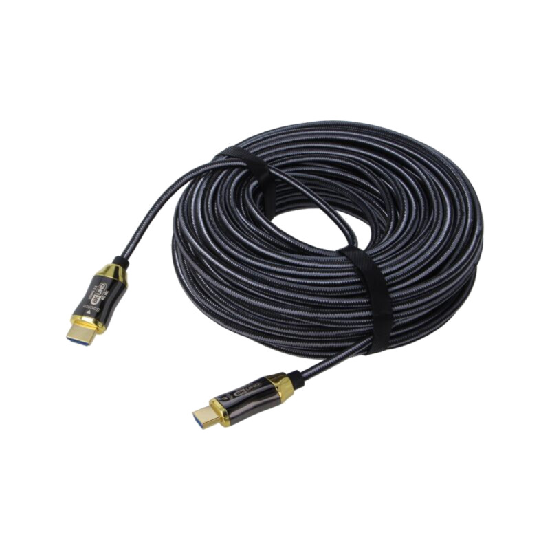 Cablu; HDMI 2.1; HDMI mufă,din ambele părţi; PA; 30m; negru