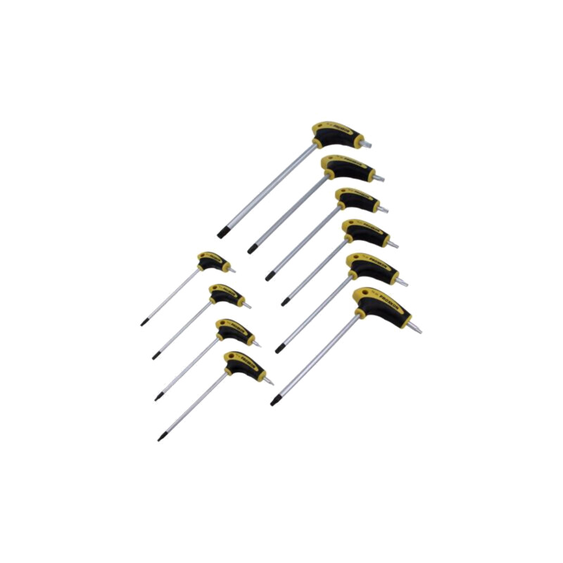 Kit: şurubelniţe; Torx® cu protecţie; Subtip mâner: T; 10buc.