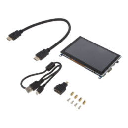Afişaj: TFT; 5"; 800x480; 121x89,48mm; RGB; Interfaţă: HDMI,VGA
