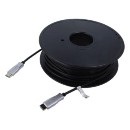 Cablu; HDCP 2.2,HDMI 2.0,optic; HDMI mufă,din ambele părţi; 40m