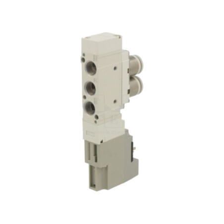 Ventil electromagnetic; 1,5÷7bar; 5/2 monostabil; aluminiu; IP65