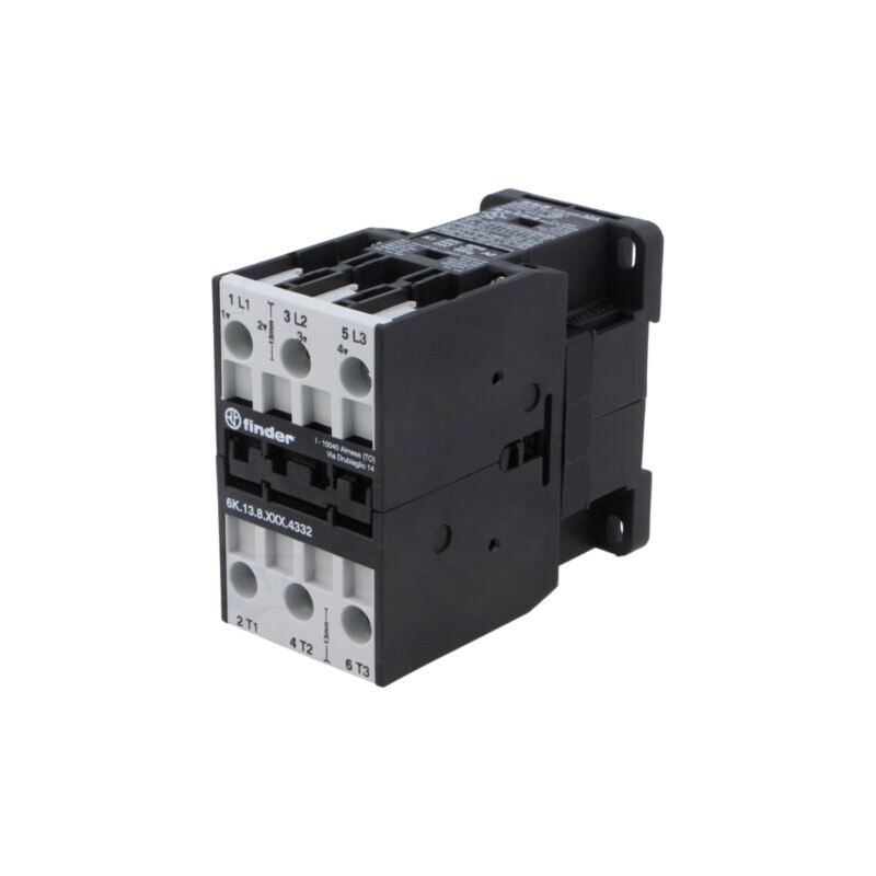 Contactor: 3-polar; NO x3; 24VAC; 32A; pentru şină DIN; 6K; W: 45mm