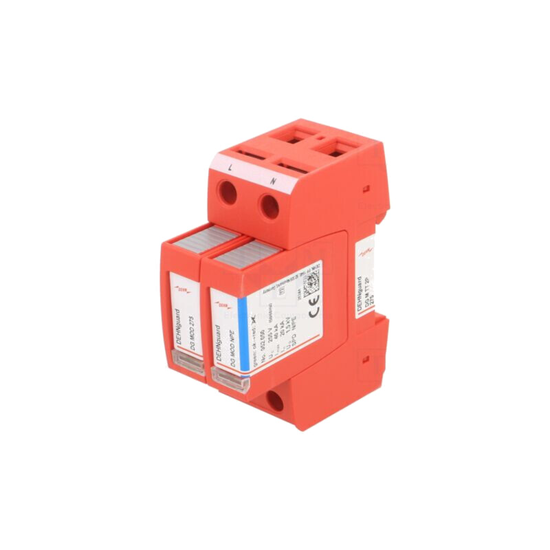 Limitator de supratensiuni; Tip 2; Poli: 1+NPE; 20kA; -40÷80°C