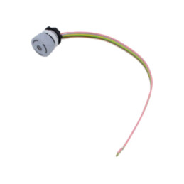Comutator: de siguranţă; 22mm; Poz.i stab: 2; NC x2; gri; LED; IP65