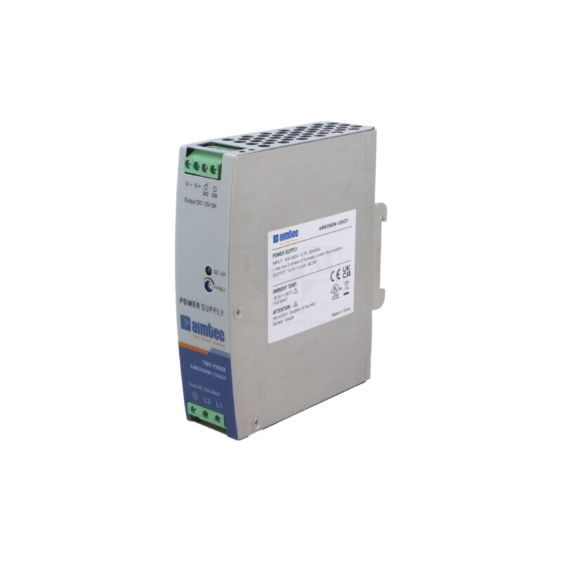 Alimentator: pulsatoriu; pentru şină DIN; 60W; 12VDC; 5A; -30÷85°C