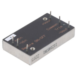 Convertor: DC/DC; 40W; Uintr: 43÷160VDC; Uieş: 12VDC; Uieş2: -12VDC