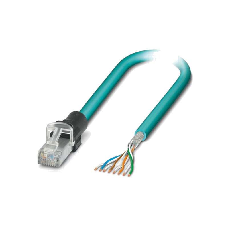 Patch cord; S/UTP; 5; litat; Cu; PUR; albastru deschis; 5m; 26AWG Patch cord; S/UTP; 5; litat; Cu; PUR; albastru deschis; 5m; 26AWG