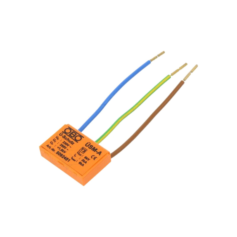 Limitator de supratensiuni; Tip 3; Poli: 1+NPE; 3kA; 255VAC; IP20