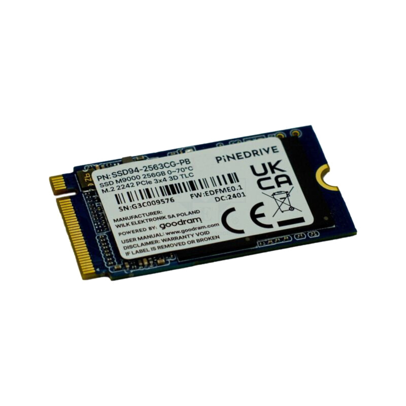 Unitate SSD; 256GB; M.2 2242 (M Key); 3D TLC NAND; R: 2250MB/s