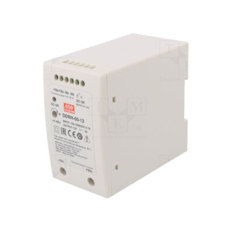 Convertor: DC/DC; 60W; Uintr: 150÷1500VDC; Uieş: 12VDC; Iieş: 5A
