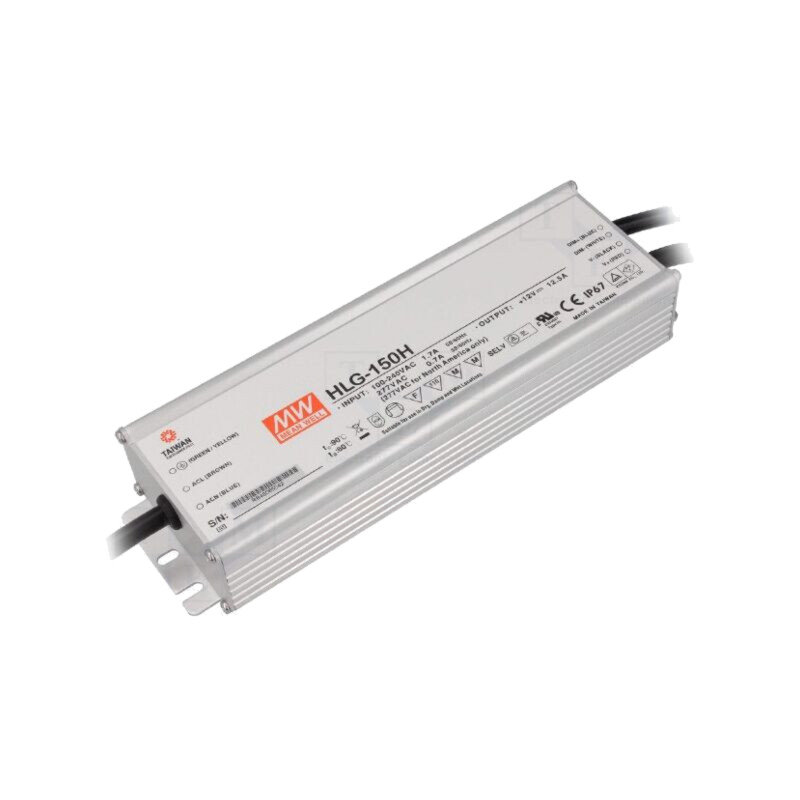 Alimentator: pulsatoriu; LED; 150W; 15VDC; 10A; 90÷305VAC; IP67 Alimentator: pulsatoriu; LED; 150W; 15VDC; 10A; 90÷305VAC; IP67