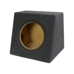 Carcasă difuzor; MDF; melanj negru; ţesătură; 250mm; Øorif: 232mm