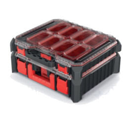 Container: colectiv; cu cutii; neagră; Culoare capac: transparent