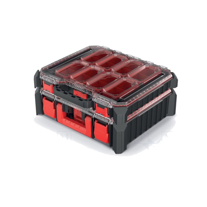 Container: colectiv; cu cutii; neagră; Culoare capac: transparent Container: colectiv; cu cutii; neagră; Culoare capac: transparent