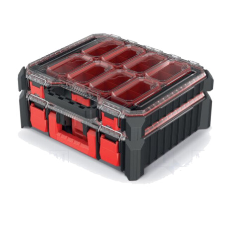 Container: colectiv; cu cutii; neagră; Culoare capac: transparent