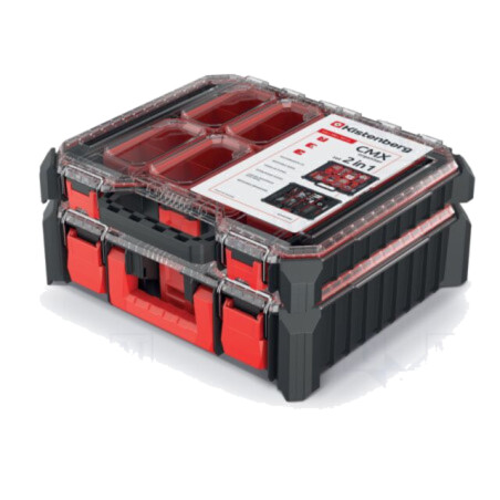 Container: colectiv; neagră; Culoare capac: transparent; 2buc; CMX
