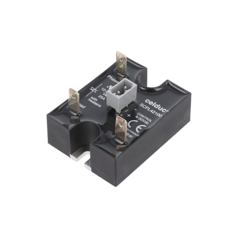 Releu: semiconductor; Ucom: 4÷30VDC; 25A; 12÷280VAC; SCF; 1-fazat